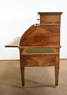 19th Century Directory Cylinder Desk in Walnut-RVK-1726235