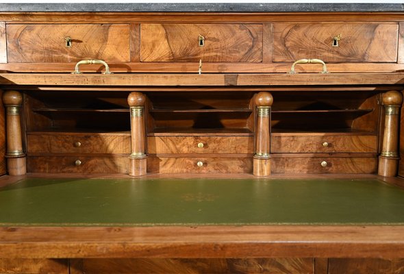 19th Century Directory Cylinder Desk in Walnut-RVK-1726235