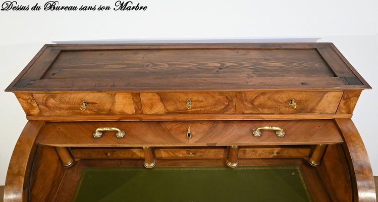 19th Century Directory Cylinder Desk in Walnut-RVK-1726235