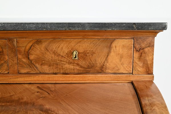 19th Century Directory Cylinder Desk in Walnut-RVK-1726235