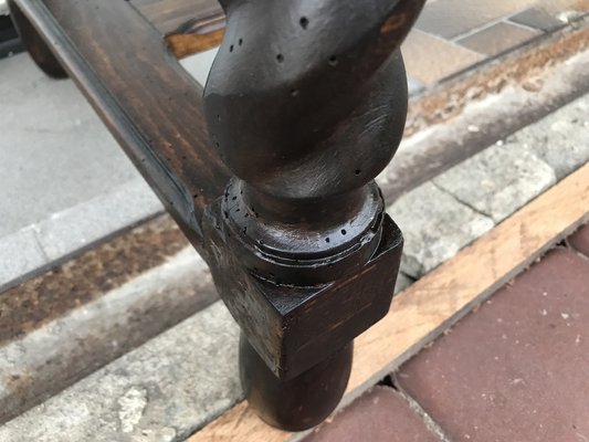 19th Century Dressing Table with Opening Tops on Spiral Legs-WQQ-1739582