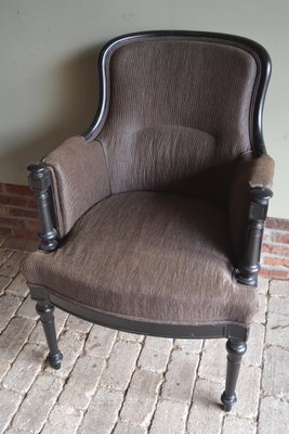 19th Century Dutch Black Chair, 1900s-GTG-1757351