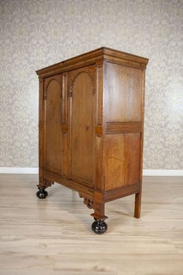 19th Century Dutch Mannerism Oak Cabinet-CYY-2031341