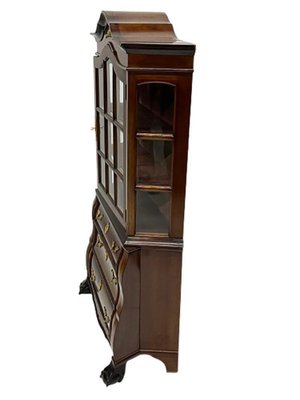 19th Century Dutch Miniature Mahogany Display Cabinet-UCH-1224870