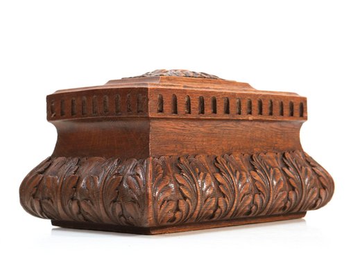 19th Century Dutch Oak Decorative Box-MY-1289283