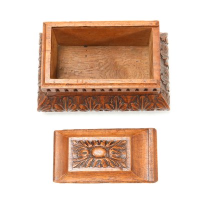 19th Century Dutch Oak Decorative Box-MY-1289283