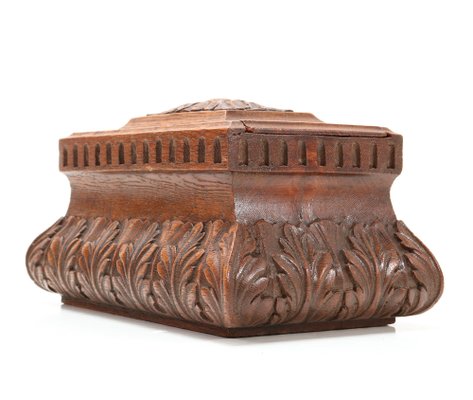 19th Century Dutch Oak Decorative Box-MY-1289283