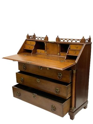 19th Century Dutch Oak Secretaire-UCH-1224187