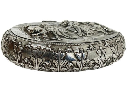 19th Century Dutch Silver Tobacco Box by J.J. Oosterbaan, Leeuwarden, 1842-UCH-1284826