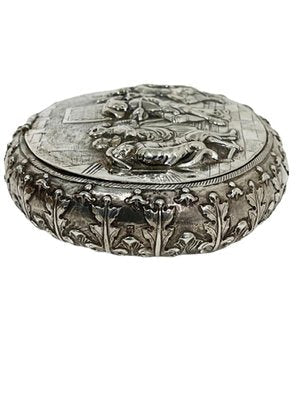 19th Century Dutch Silver Tobacco Box by J.J. Oosterbaan, Leeuwarden, 1842-UCH-1284826