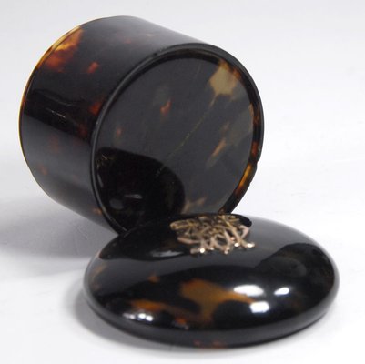 19th Century Edwardian Faux Tortoiseshell Small Container by J.C. Vickery, 1890s-GIW-2032088