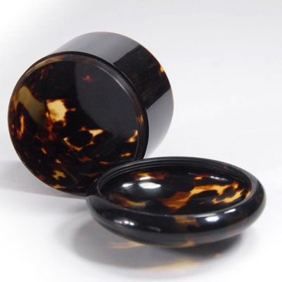 19th Century Edwardian Faux Tortoiseshell Small Container by J.C. Vickery, 1890s-GIW-2032088