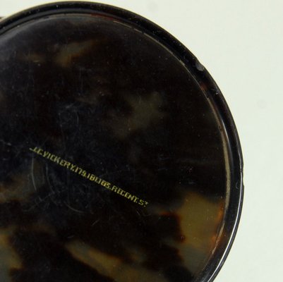 19th Century Edwardian Faux Tortoiseshell Small Container by J.C. Vickery, 1890s-GIW-2032088