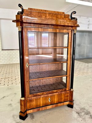 19th Century Empire Display Cabinet with Mystical Figures, Germany, 1850s-TQA-1719042