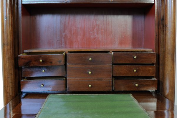 19th Century Empire Mahogany Secretaire-GAP-659008