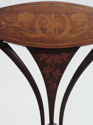 19th Century Empire Marquetry and Bronze Side Chair, Italy-KGD-928659