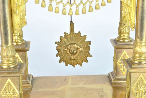 19th Century Empire Period Gilt Bronze Clock-SYQ-910298