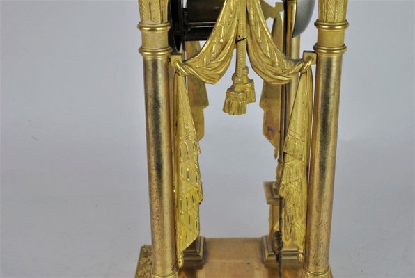 19th Century Empire Period Gilt Bronze Clock-SYQ-910298