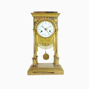 19th Century Empire Period Gilt Bronze Clock-SYQ-910298