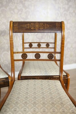 19th Century English Chairs in Sheraton Style, Set of 5-CYY-2032314