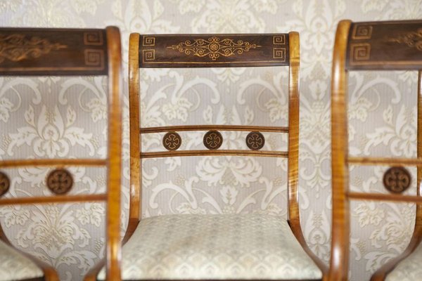 19th Century English Chairs in Sheraton Style, Set of 5-CYY-2032314