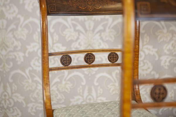 19th Century English Chairs in Sheraton Style, Set of 5-CYY-2032314