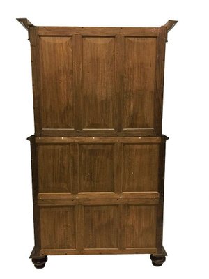 19th Century English Mahogany Linen Cupboard-UCH-1224489