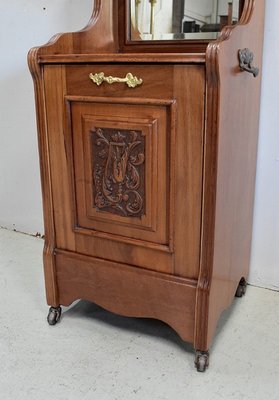 19th Century English Solid Mahogany Cabinet-RVK-619854