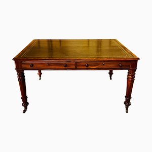 19th Century English Victorian Partner Desk, 1890s-FLW-1402051