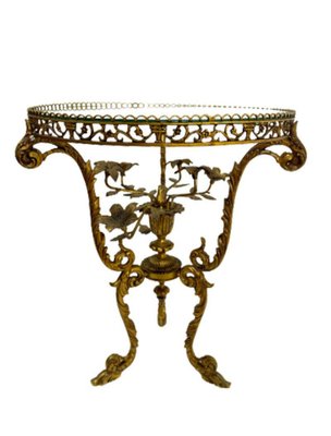 19th Century French 3 Legged Bronze Side Table-UCH-1224166