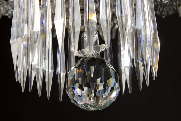 19th-Century French Crystal Chandelier, 1880s-MBH-1032716