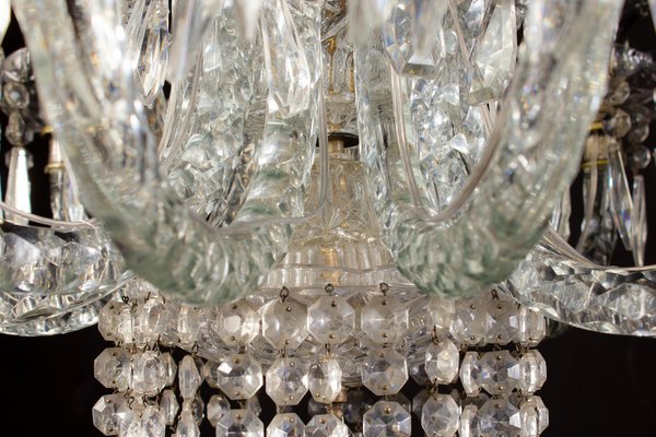 19th-Century French Crystal Chandelier, 1880s-MBH-1032716