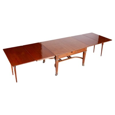 19th Century French Extendable Table in Mahogany-WHY-1029787