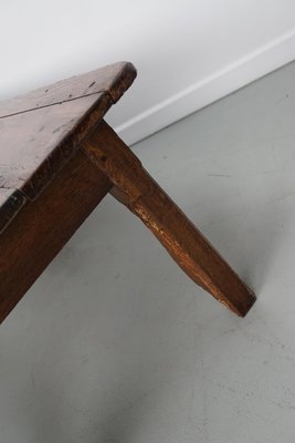 19th Century French Farmhouse Rustic Oak Coffee Table-XO-2035111