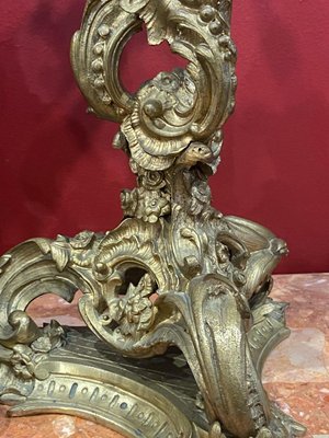 19th Century French Gilt Bronze Candelabras and Clock Garniture-YMM-1134725