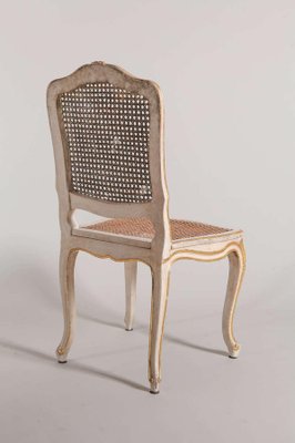 19th Century French Ivory-Painted & Parcel-Gilt Chairs, Set of 6-MBH-1032308