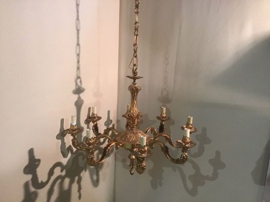 19th Century French Luigi Chandelier and Sconces Set, Set of 3-ERB-626953