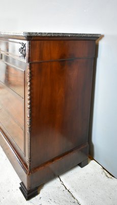 19th Century French Mahogany Chest of Drawers-CTD-646503