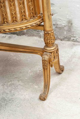 19th Century French Napoleon III Cradle in Carved & Gilt Wood-UJE-1384407