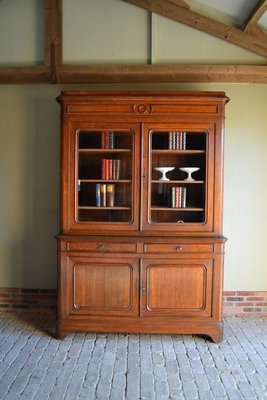 19th Century French Oak Bookcase-GTG-2020875