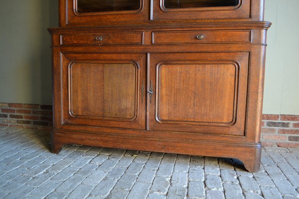 19th Century French Oak Bookcase-GTG-2020875