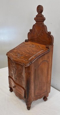 19th Century French Oak Salt Box-RVK-892543