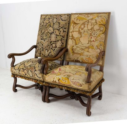 19th Century French Open Armchairs, Set of 2-RIU-1329280