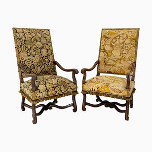 19th Century French Open Armchairs, Set of 2-RIU-1329280