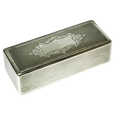 19th Century French Silver Snuff Box-UCH-1224509