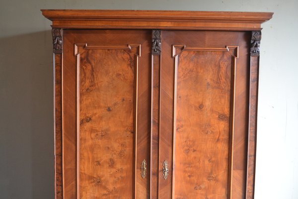 19th Century German Walnut Cupboard, 1890s-GTG-1756177