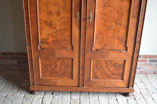 19th Century German Walnut Cupboard, 1890s-GTG-1756177