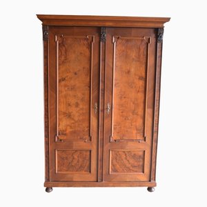 19th Century German Walnut Cupboard, 1890s-GTG-1756177