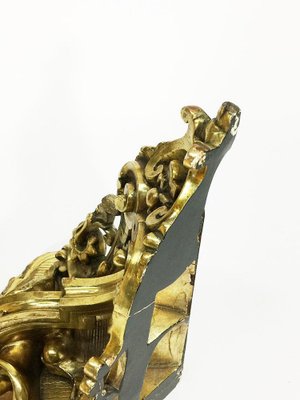 19th Century Gilded Corner Wall Bracket-UCH-1224548