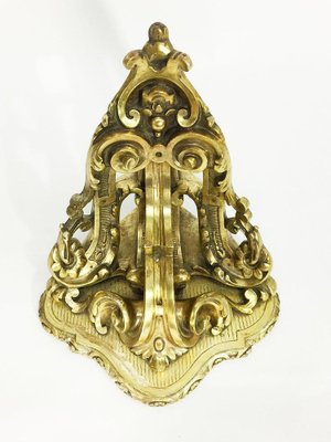 19th Century Gilded Corner Wall Bracket-UCH-1224548